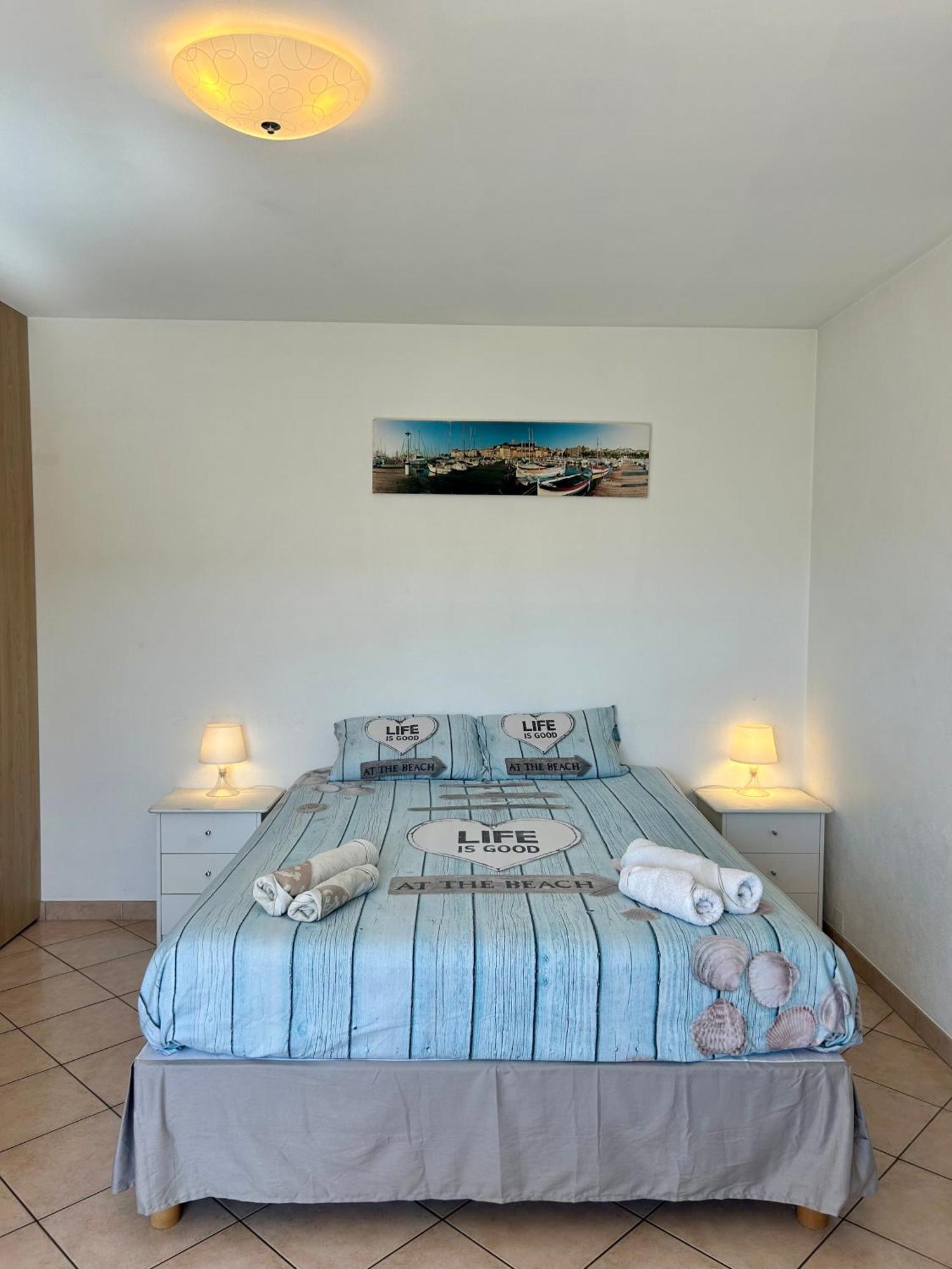 Les Ondes - Terrasse Rdc Villa Calme Parking Proche Plage Antibes Dış mekan fotoğraf