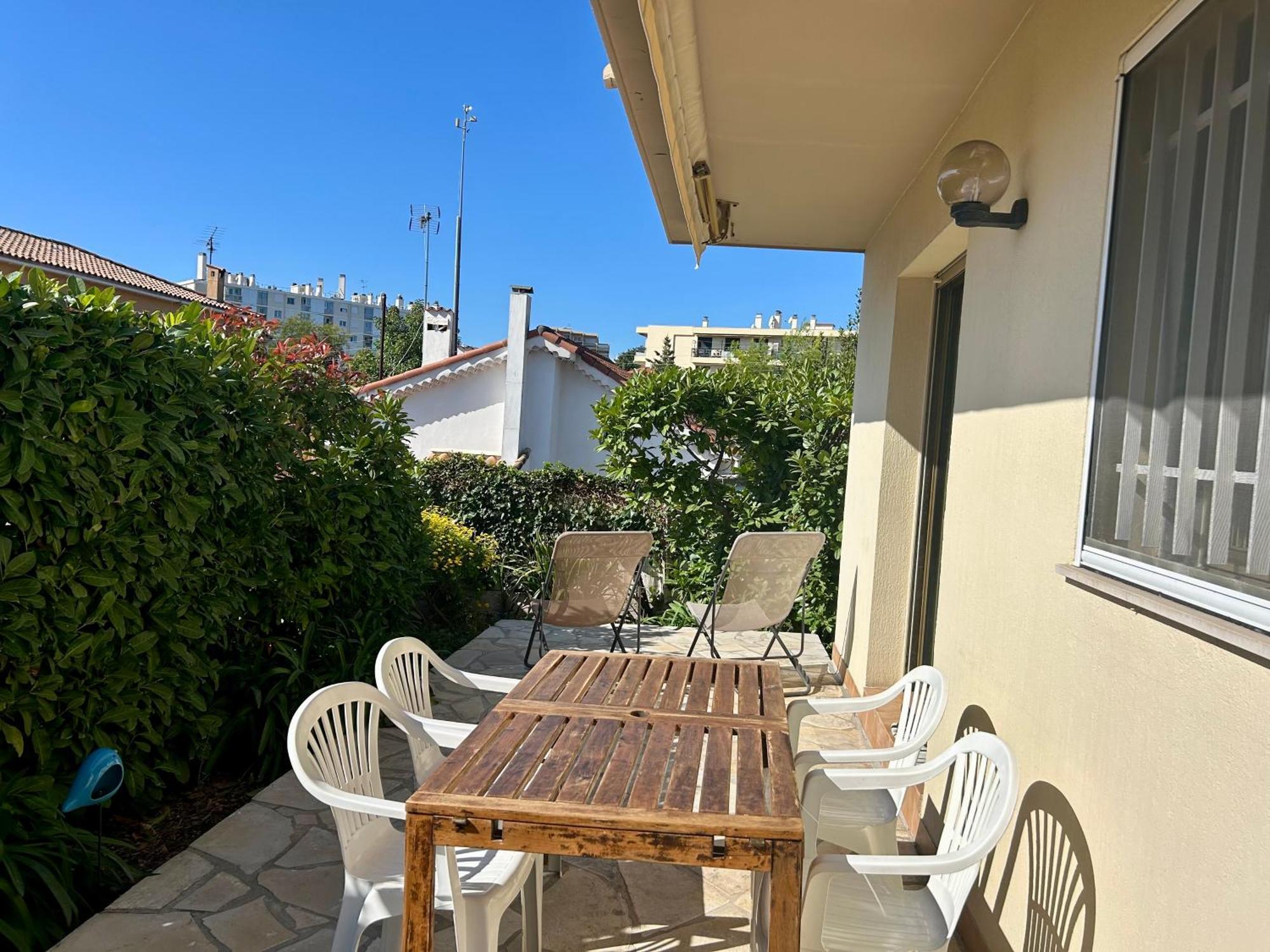 Les Ondes - Terrasse Rdc Villa Calme Parking Proche Plage Antibes Dış mekan fotoğraf